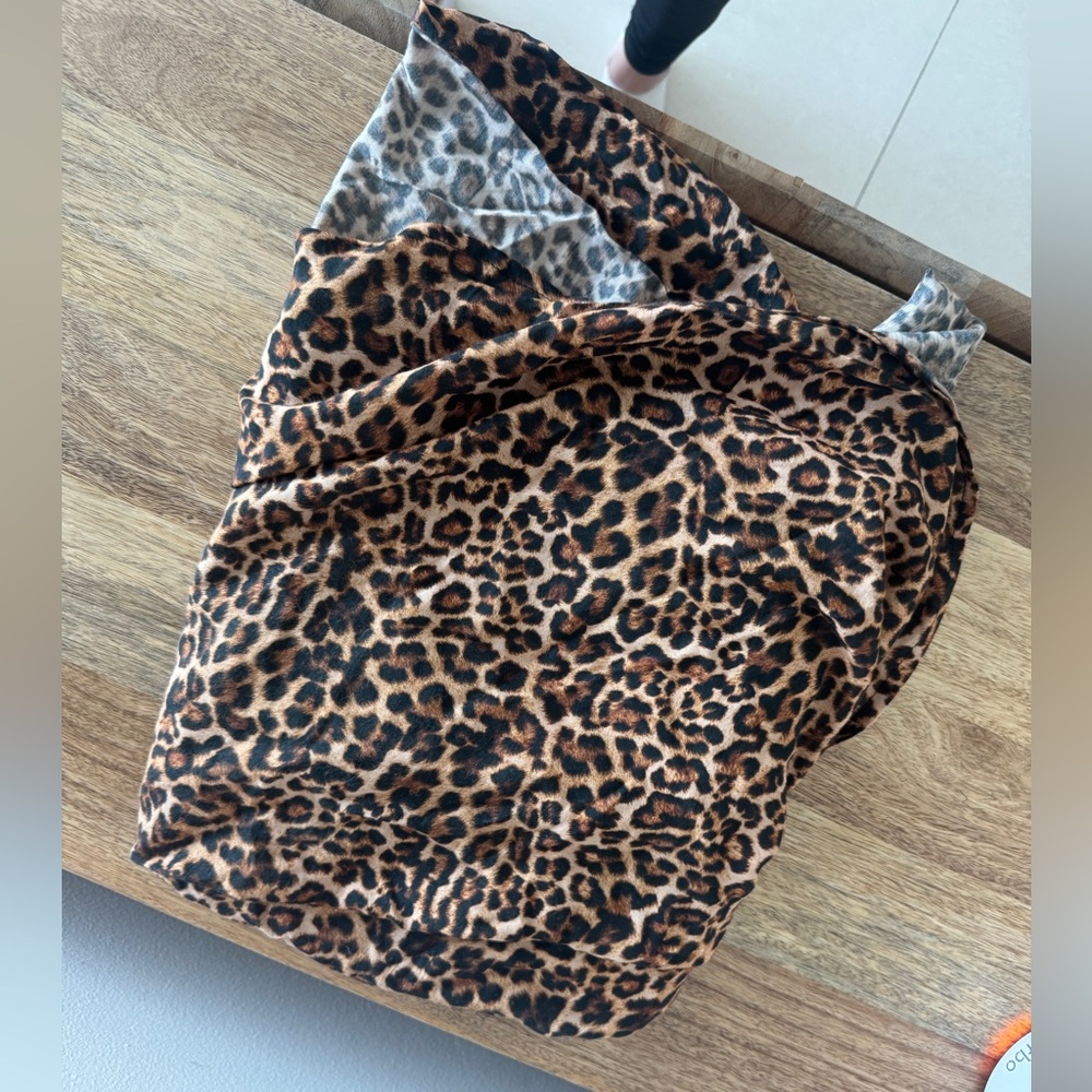 Lovers + Friends Leopard Print Scarf